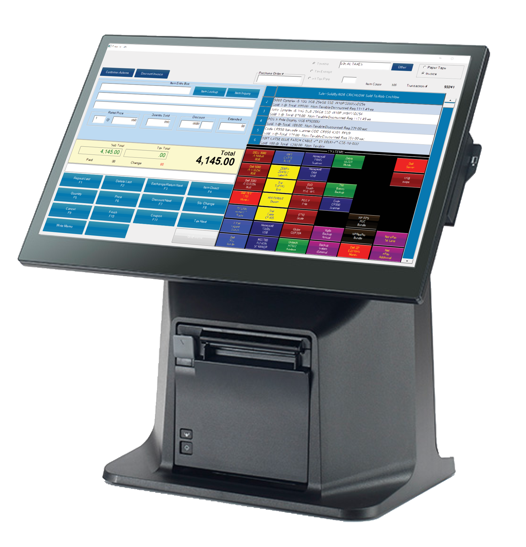 Razor All-In-One Touch Screen POS Terminal